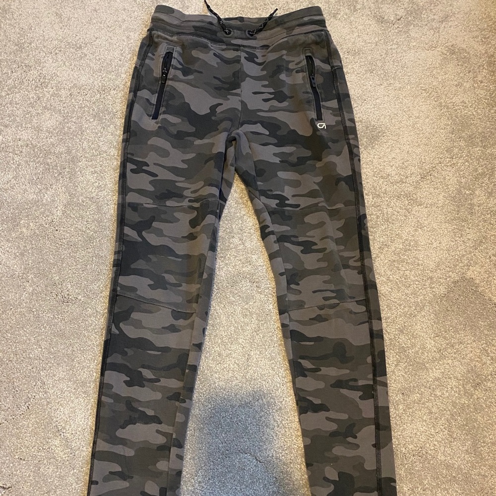 Gap Kids Boys Black & Gray Camo Joggers (XL/12)